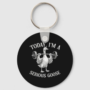 Llavero Hoy soy ganso serio