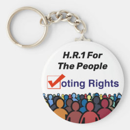 Llavero HR1 Derechos De Votación Para La Cadena Keychain D
