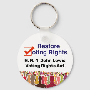 Llavero HR4 Ley de derechos de voto de John Lewis