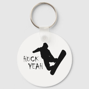Llavero Huck Yeah (Snowboarding)