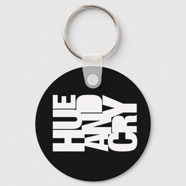 Llavero Hue and Cry - Keychain (Negro) (Anverso)