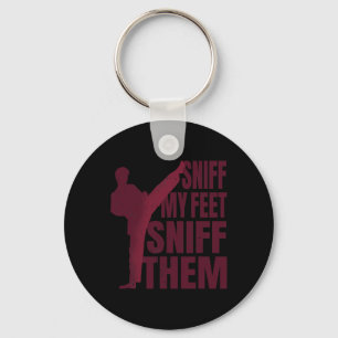 Llavero Huele Mis Pies Divertido Karate Taekwondo Kung Fu