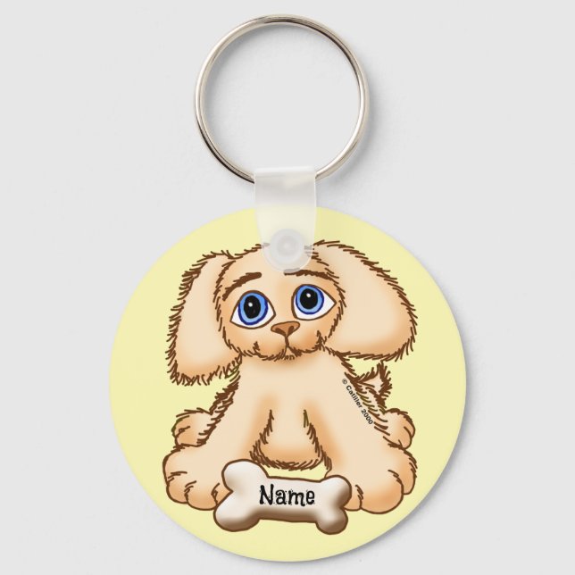 Llavero Hueso de cachorro  (Anverso)