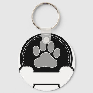 Llavero Hueso de perro y pata