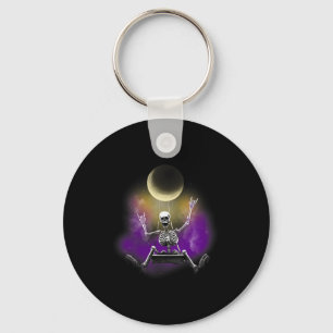Llavero Huesos de Halloween de Moonlit Rockstar que balanc