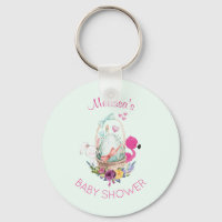 Huevo de nidificación con Flamingo y Baby Shower d