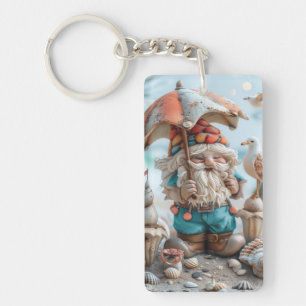 Llavero Huevo de playa con un paraguas