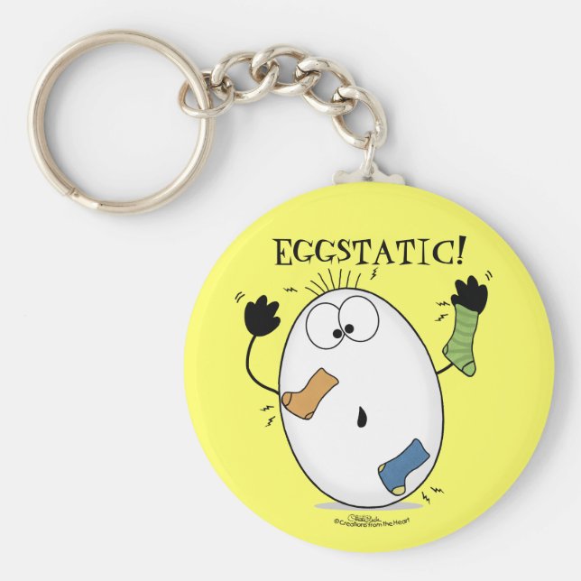 Llavero Huevo Eggstático-Ecstático (Frente)
