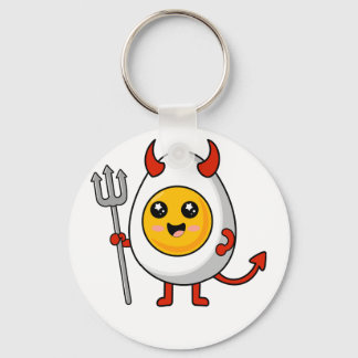 Llavero Huevo Endiablado Kawaii Adorable