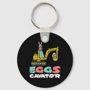 Llavero Huevos De Niños Cavador Conejo De Pascua Excavador