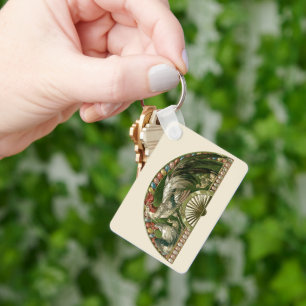 Llavero Huevos de Pascua con Pollos, Arte Antiguo Modernis