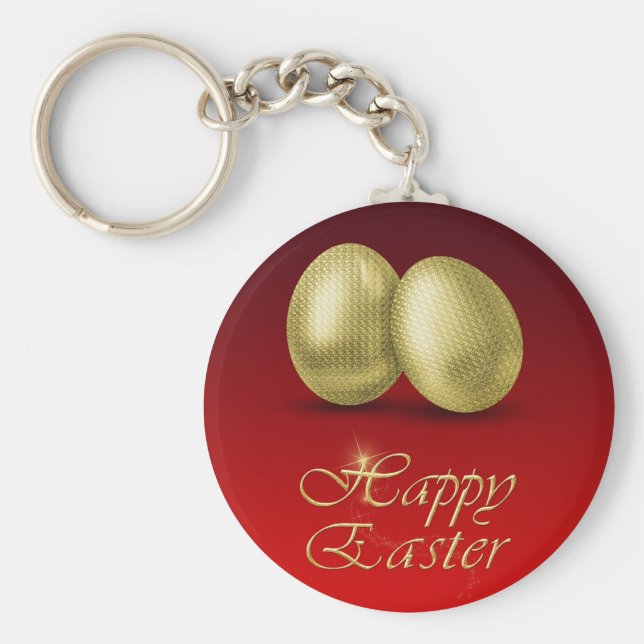 Llavero Huevos de Pascua Dorada - Keychain (Frente)
