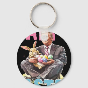 Llavero Huevos Divertidos Conejo Pascua Trump Feliz Pascua