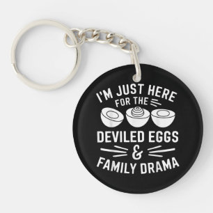 Llavero Huevos Rellenos Drama Familiar Regalo Divertido pa