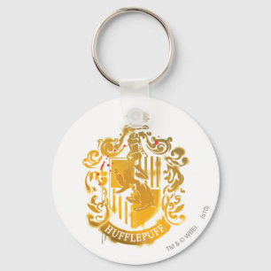 Llavero Hufflepuff Crest - Splattered
