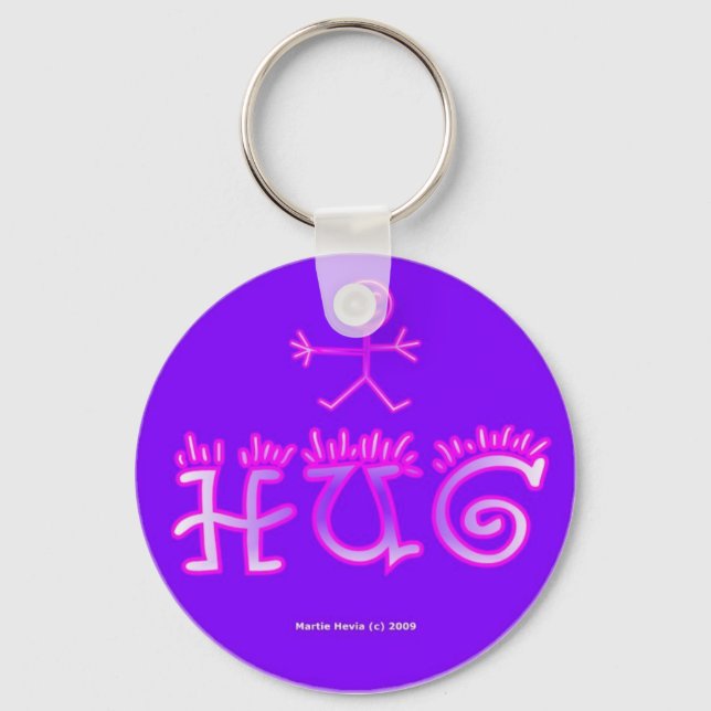Llavero Hug (3a2) Keychain (Anverso)