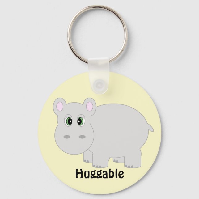 Llavero Huggable Hippo Keychain (Anverso)