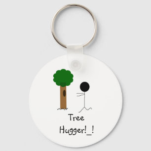 Llavero ¡hugger del árbol, árbol Hugger! ¡_!