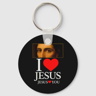 Llavero Hugvyn amo a Jesús amo a Jesús fe americana C