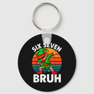 Llavero Hugvyn Seis Siete 6 7 Meme Dabbing Elfo Feliz Navi