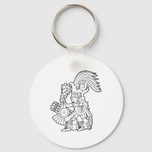 Llavero Huitzilopochtli Azteca Dios Azteca Mitología Mayan