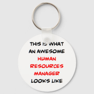 Llavero human resources manager, awesome