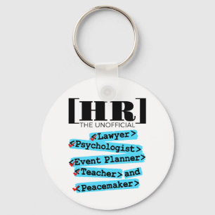 Llavero Human Resources Unofficial Funny HR