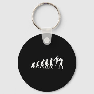 Llavero Humano Divertido Muay Thai Evolución Kickboxing Mm