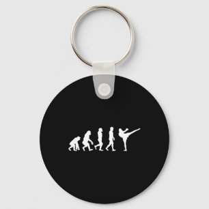 Llavero Humano Divertido Simio Gorila Evolución Karate Box
