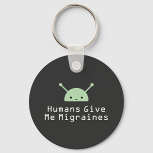 Llavero Humanos Me Dan Migrañas