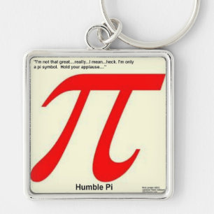 Llavero Humble Pi R Square Funny
