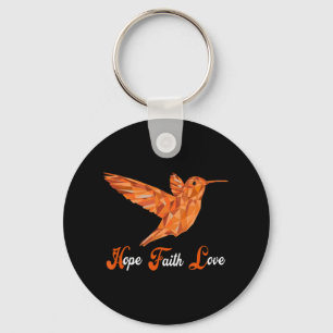Llavero HummingBird Aml Leukemia Awareness