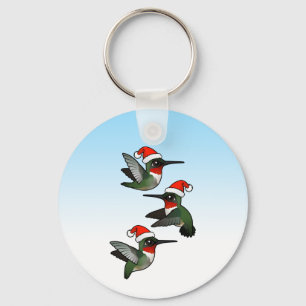 Llavero Hummingbird navidades con trompeta