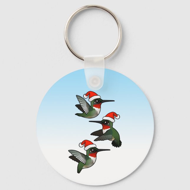 Llavero Hummingbird navidades con trompeta (Anverso)