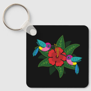 Llavero Hummingsbirds tierno y sobre el Personalizado de f
