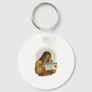 Llavero Humor de actualización de estado de Jesús avergonz
