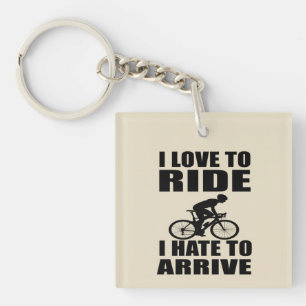 Llavero Humor de Bicicleta de Montaña - Cita de Ciclismo -