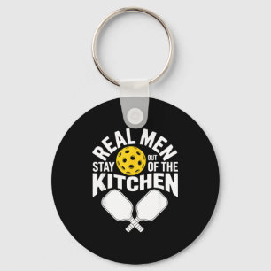 Llavero Humor de cocina de hombres de pickleball divertido