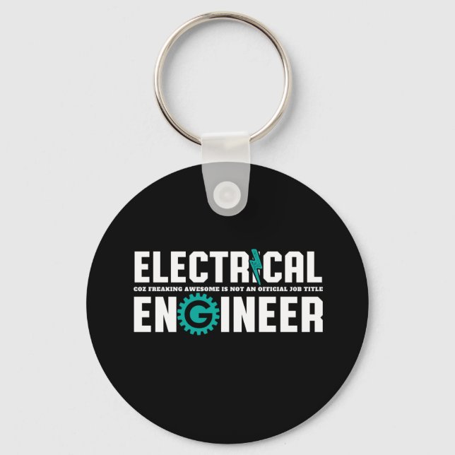 Llavero Humor de ingeniería eléctrica de ingeniero geek di (Anverso)