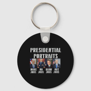 Llavero Humor de retratos presidenciales en Trump