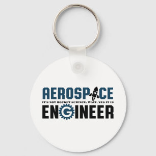 Llavero Humor divertido de ingeniero aeroespacial es cienc