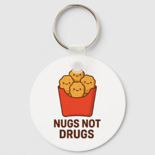 Llavero Humor Divertido de Nuggets de Pollo, Nuggets No Dr
