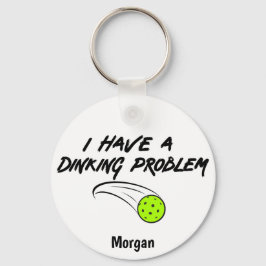 Llavero Humor Divertido de Pickleball | Tengo un Problema