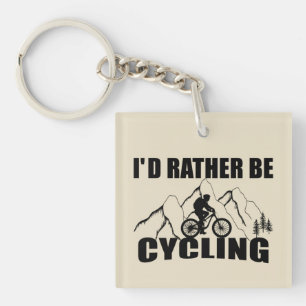 Llavero Humor en Bicicleta de Montaña - Ciclismo Divertido