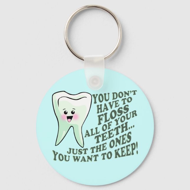 Llavero Humor higiénico dental dental (Anverso)