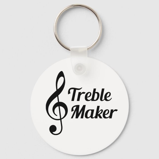 Llavero Humor musical de Treble Maker (Anverso)