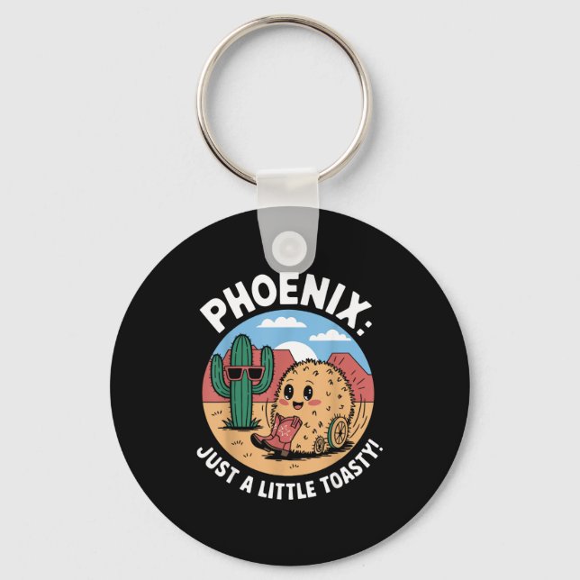 Llavero humor ola de calor de Phoenix  (Anverso)