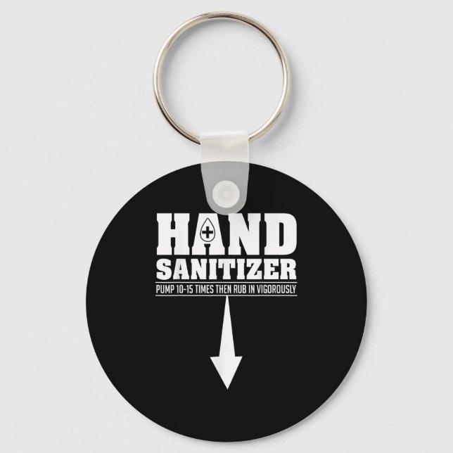 Llavero Humor sanitizer divertido y sarcástico para adulto (Anverso)