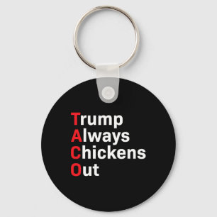 Llavero Humor Taco Trump siempre se desvanece