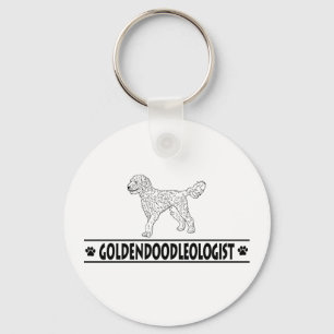 Llavero Humorístico Goldendoodle